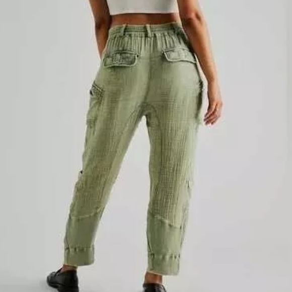 Free People Remember When harem Cargo Pants Small - Picture 2 of 6